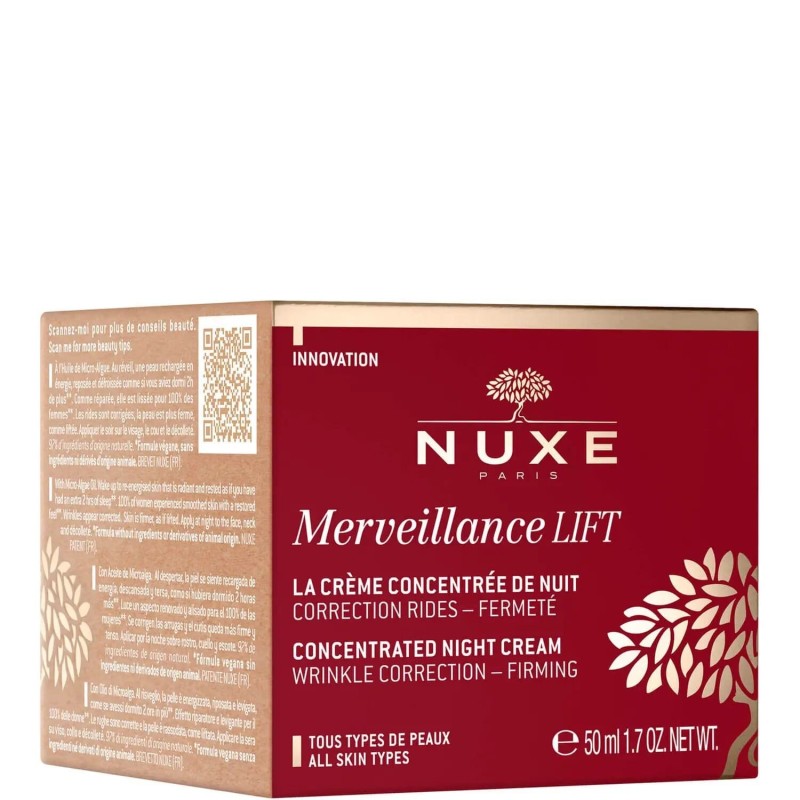 Nuxe Merveillance Lift Concentrated Night Cream 50 ml - Konsantre Gece Bakım Kremi