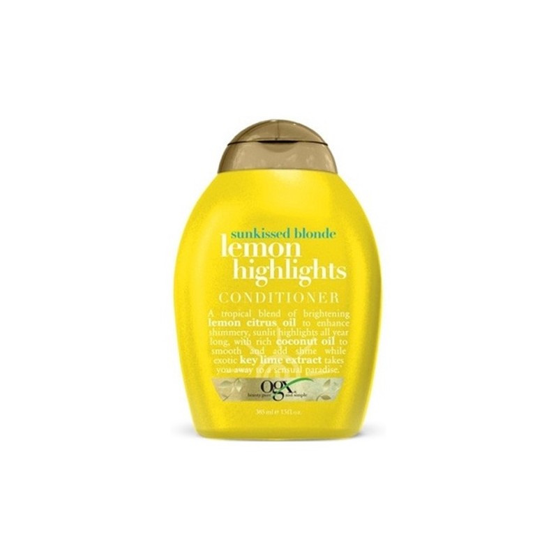 Organix Lemon Highlights Conditioner 385 ml Sarı Saçlar İçin Saç Bakım Kremi Organix Lemon Highlights Conditioner 385 ml Sarı Saçlar İçin Saç Bakım Kremi