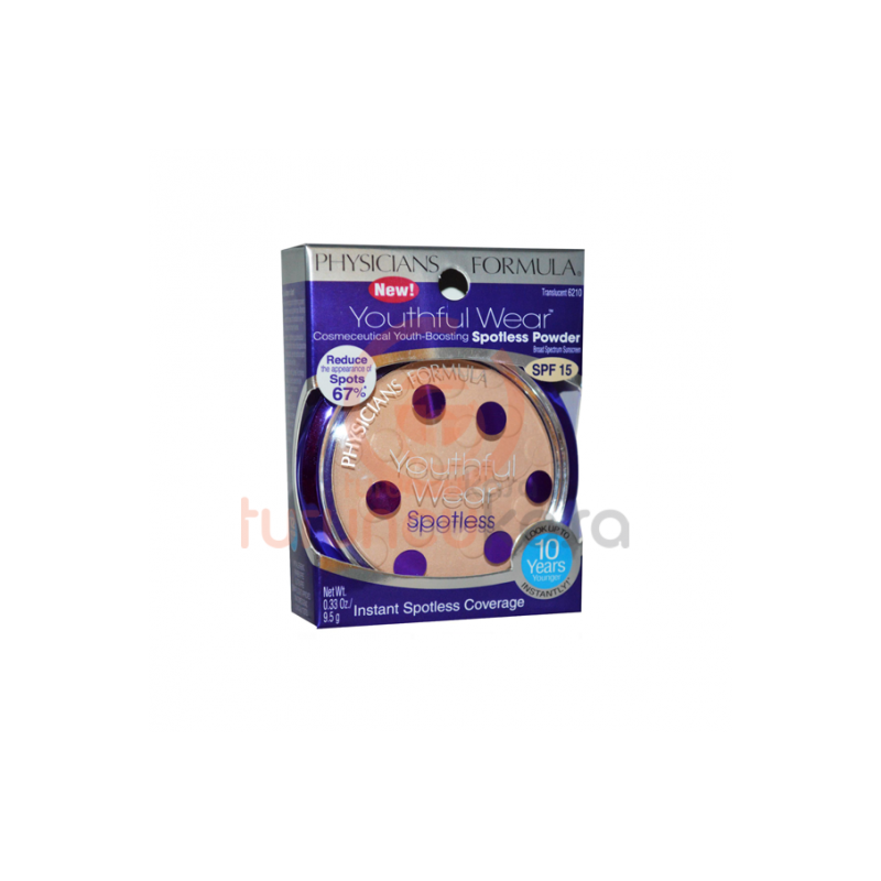 Physicians Formula Youthful Wear Spotless Powder Spf 15 Translucent Physicians Formula Youthful Wear Spotless Powder Spf 15 Translucent
