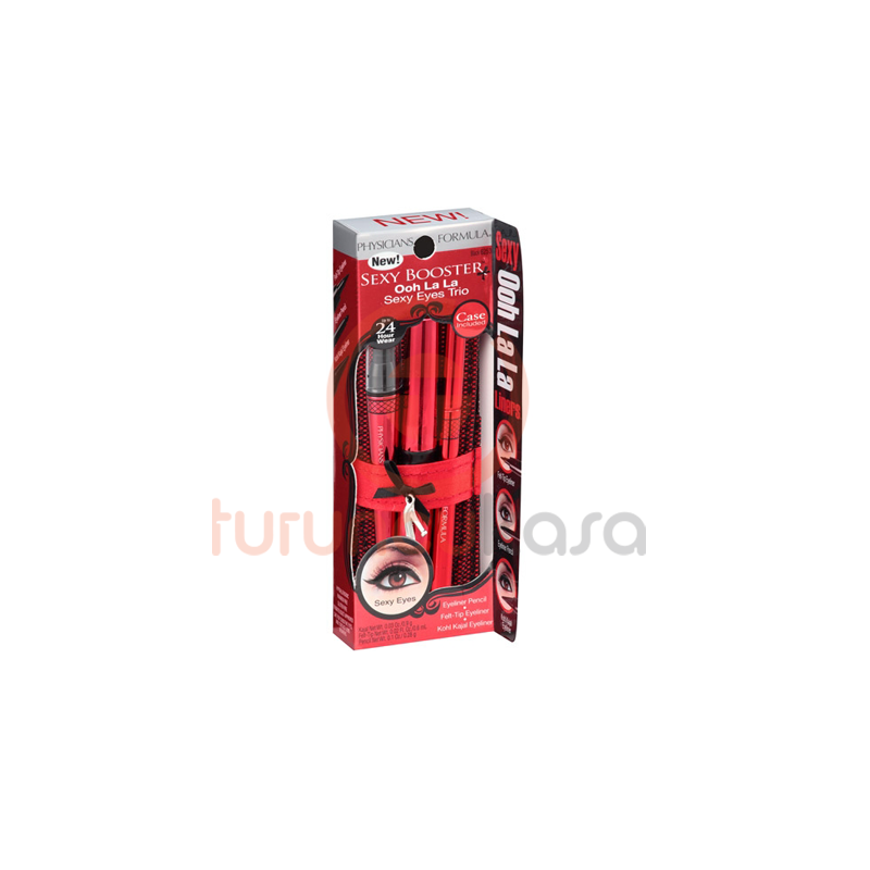 Physicians Formula Sexy Booster 3'lü Set (Siyah Kajal kalem-Siyah Tekli kalem- Siyah Likit Eyeliner) Physicians Formula Sexy Booster 3'lü Set (Siyah Kajal kalem-Siyah Tekli kalem- Siyah Likit Eyeliner)