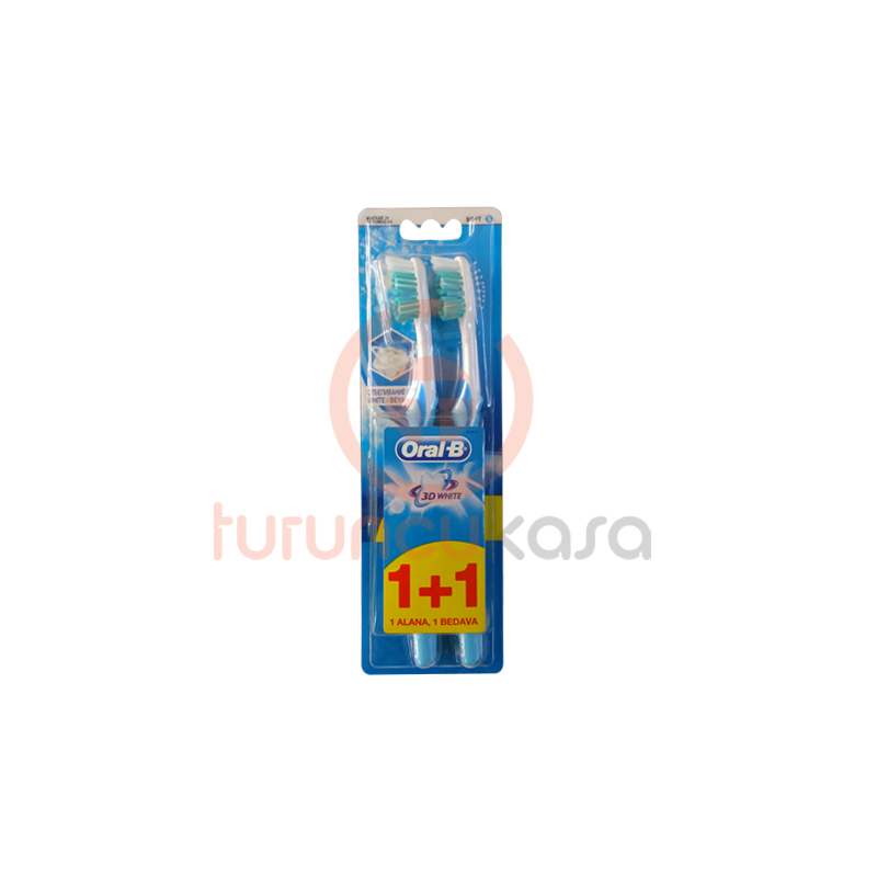 Oral b 3D Whitediş Fırcası 1+1 Medium Oral b 3D Whitediş Fırcası 1+1 Medium
