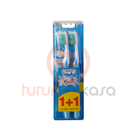 Oral b 3D Whitediş Fırcası 1+1 Medium