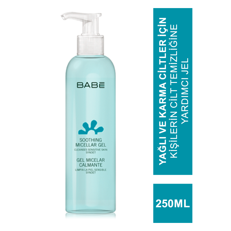 Babe Soothing Micellar Gel Temizleme Jeli 250 ml Babe Soothing Micellar Gel Temizleme Jeli 250 ml