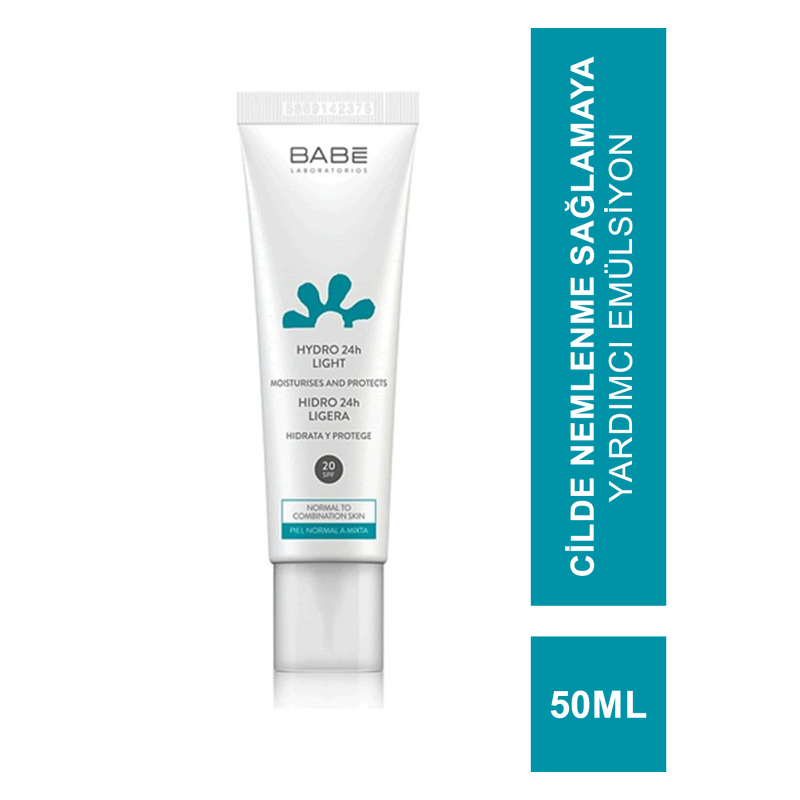 Babe Hydro 24h Light Spf 20 50 ML Nemlendirici Emülsiyon Babe Hydro 24h Light Spf 20 50 ML Nemlendirici Emülsiyon