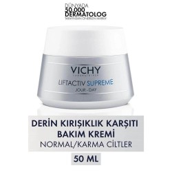Vichy Liftactiv Supreme Cream 50 ml - Normal ve Karma Ciltler İçin Kırışıklık Giderici ve Sıkılaştırıcı Krem