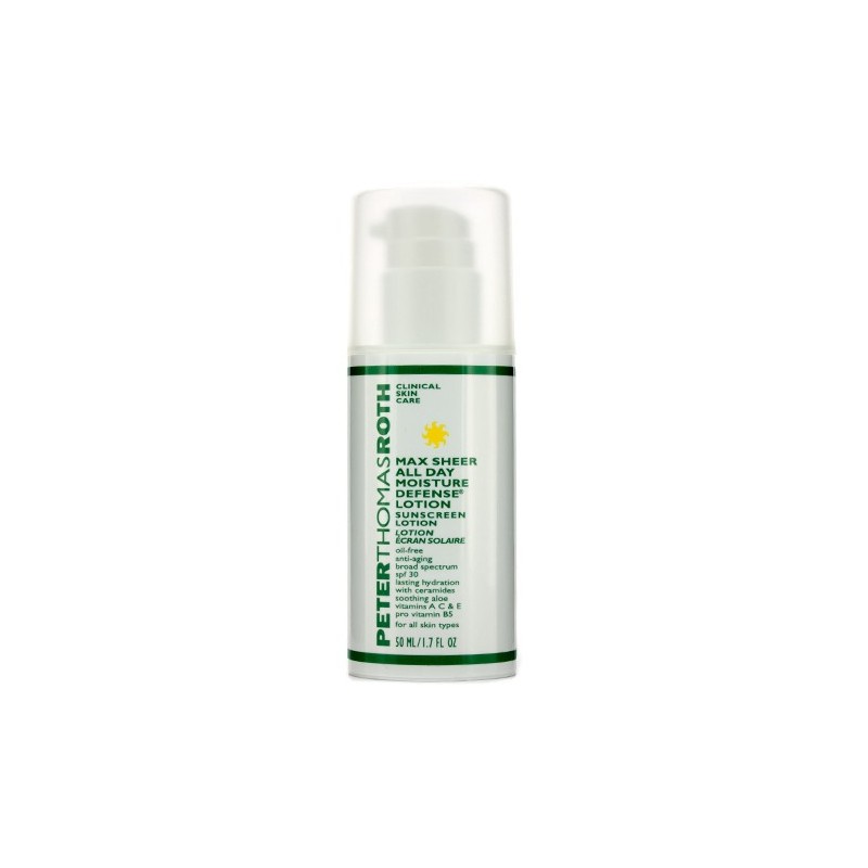 Peter Thomas Roth Max Sheer All Day Moisture Defense Lotion With Spf30 50ml Peter Thomas Roth Max Sheer All Day Moisture Defense Lotion With Spf30 50ml