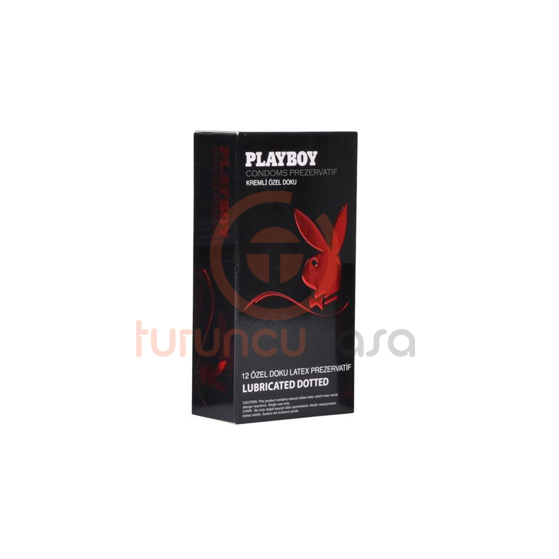 Playboy Dotted Özel Kabartma Yüzeyli 12'li Prezervatif Playboy Dotted Özel Kabartma Yüzeyli 12'li Prezervatif