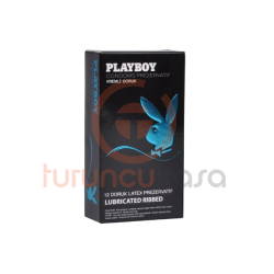  Playboy Ribbed (Doruk) Tırtıklı Yüzeyli Kremli 12'li Prezervatif