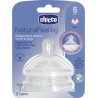 Chicco Natural Feeling Biberon Emziği 6 Ay Akış Ayarlı İkili