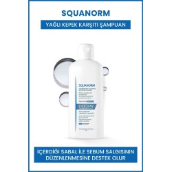 Ducray Squanorm Oily Dandruff Shampoo 200 ml Yağlı Kepek Şampuanı