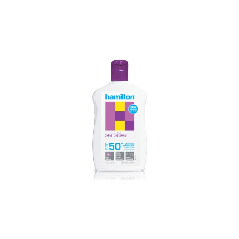 Hamilton Sensitive Lotion SPF 50+ Güneş Koruyucu Losyon 265ml Hamilton Sensitive Lotion SPF 50+ Güneş Koruyucu Losyon 265ml