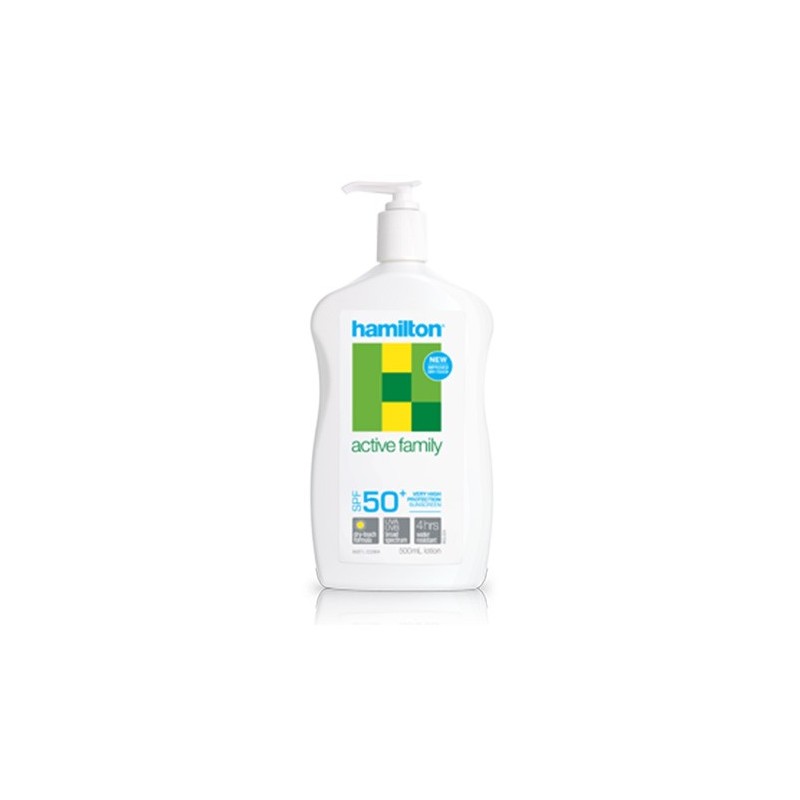Hamilton Active Family Losyon SPF50+ 500ml Hamilton Active Family Losyon SPF50+ 500ml