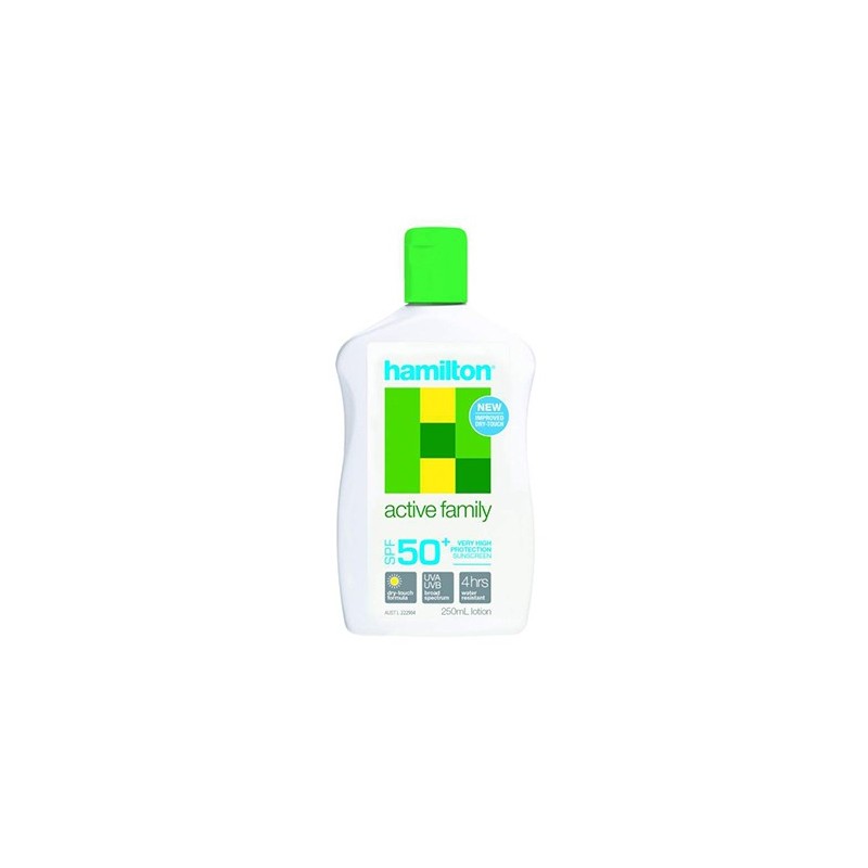 Hamilton Active Family Losyon SPF50+ 250ml Hamilton Active Family Losyon SPF50+ 250ml