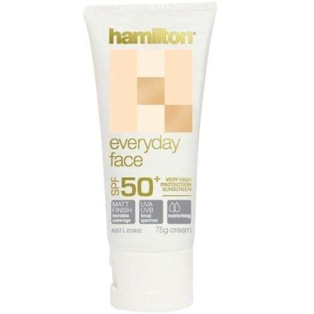 Hamilton Everyday Face Spf50+ Yüz için Güneş Koruyucu Krem 75gr