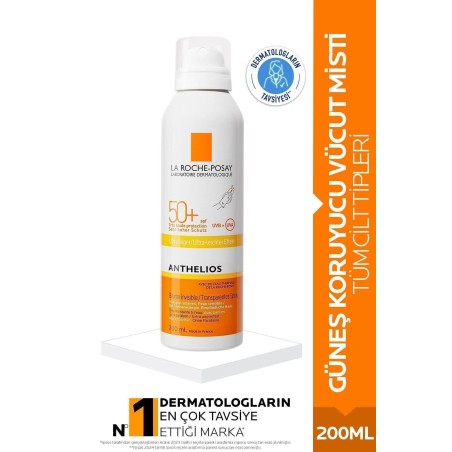 La Roche Posay Anthelios XL Ultra Light Transparan SPF 50+ Spray 200ml