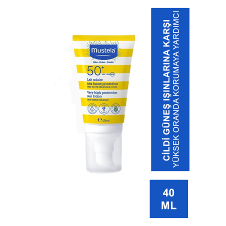 Mustela Very High Protection SPF 50+ Sun Lotion 40 ml (S.K.T 10-2024)