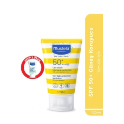 Mustela Very High Protection SPF 50+ Sun Lotion 100 ml - Vücut Losyonu 50ml Hediye -