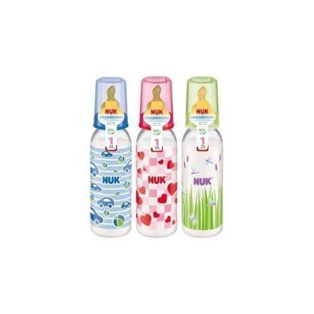 NUK Standart Kauçuk Emzikli PP Biberon (240 ml)