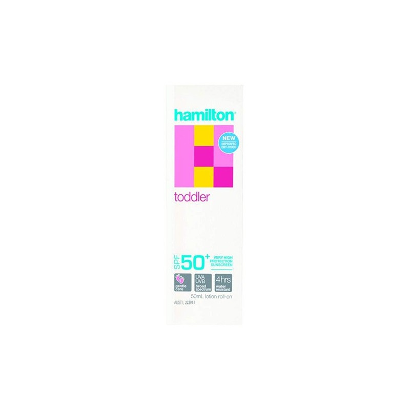Hamilton Toddler Roll-On SPF50+ 50ml Hamilton Toddler Roll-On SPF50+ 50ml