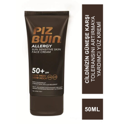 Piz Buin Alerji Hassas Ciltler için Yüz Kremi SPF 50+ 50 ml