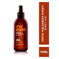 Piz Buin Bronzlaşma ve Koruma için Sprey Yağ SPF 30 150 ml
