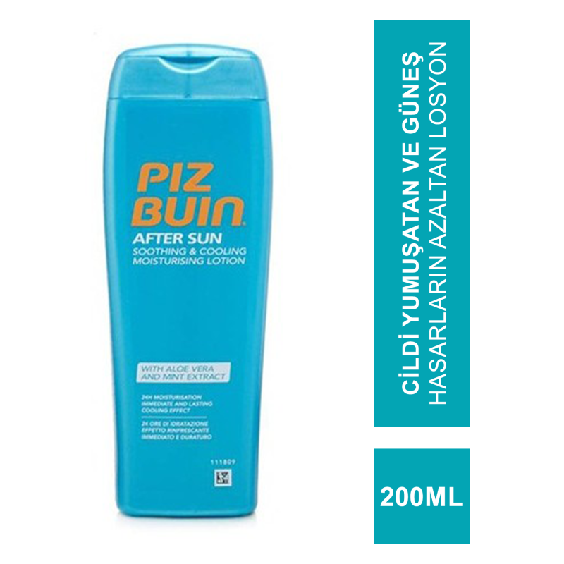 Piz Buin Güneş Sonrası Yatıştırıcı ve Serinletici Nemlendirici Losyon 200 ml Piz Buin Güneş Sonrası Yatıştırıcı ve Serinletici Nemlendirici Losyon 200 ml