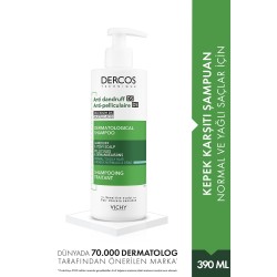 Vichy Dercos Kepek Karşıtı Şampuan (Normal-Yağlı saçlar) 390ml