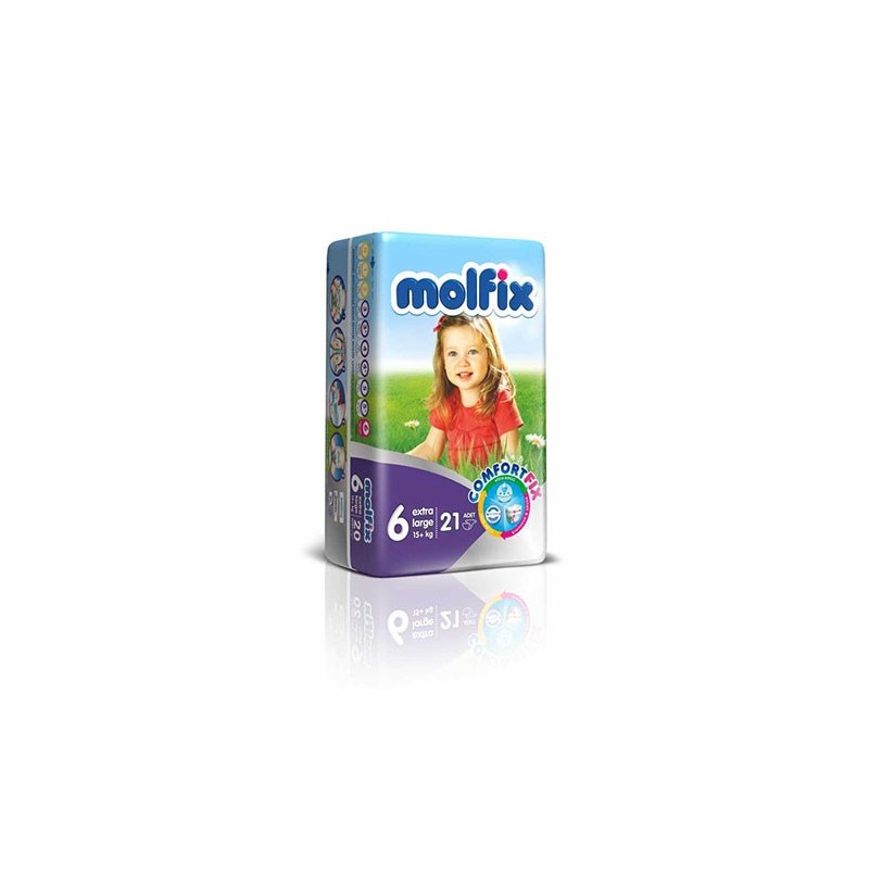 Molfix İkiz Paket Extra Large 6 Numara Bebek Bezi 24 Adet Molfix İkiz Paket Extra Large 6 Numara Bebek Bezi 24 Adet
