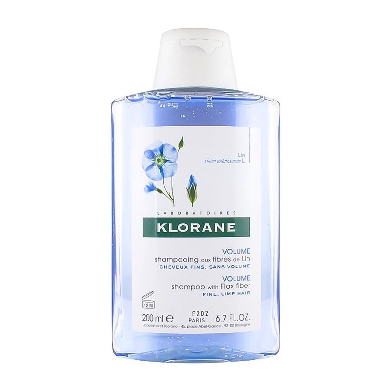 Klorane Keten Lifi İçeren İnce Telli Saçlar İçin Hacim Veren Bakım Şampuanı 200 ml