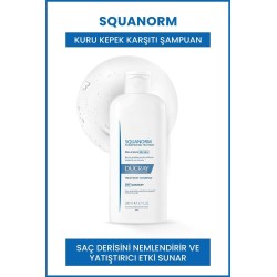 Ducray Squanorm Dry Dandruff Shampoo 200 ml Kuru ve Kepekli Saçlar İçin Şampuan