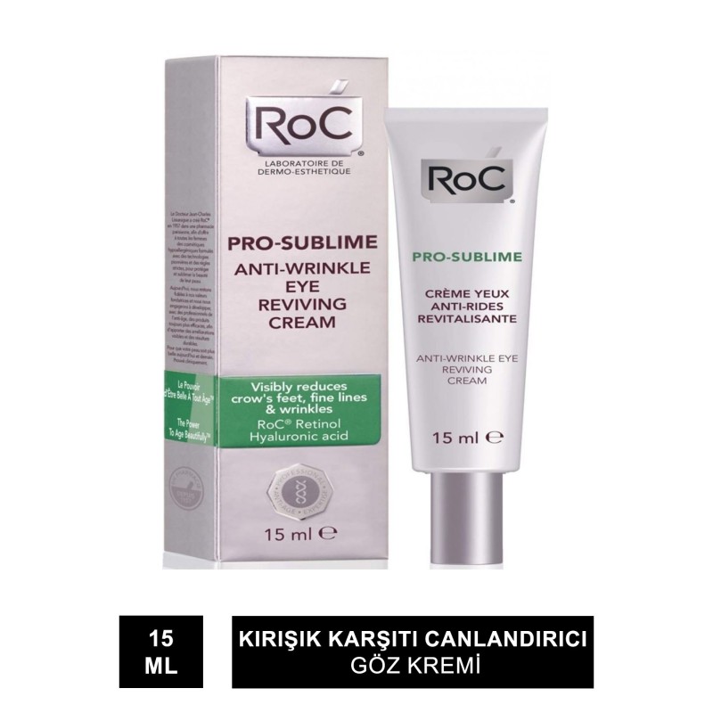 Roc Pro-Sublime Anti-Wrinkle Kırışık Karşıtı Canlandırıcı Göz Kremi 15 ml