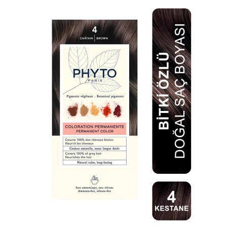 Phyto Color Bitkisel Saç Boyası - 4 Kestane
