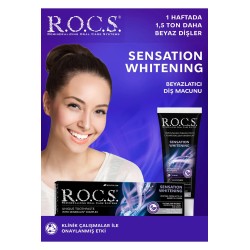 ROCS Sensation Whitening Beyazlatıcı Parlatıcı Diş Macunu 60ml