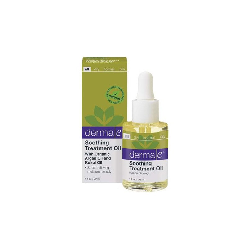 Derma E Soothing Facial Treatment Oil 30ml - Yatıştırıcı Bakım Yağı