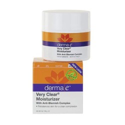 Derma E Very Clear Moisturizer Cream 56 g - Akneli Ciltler İçin Nemlendirici Krem