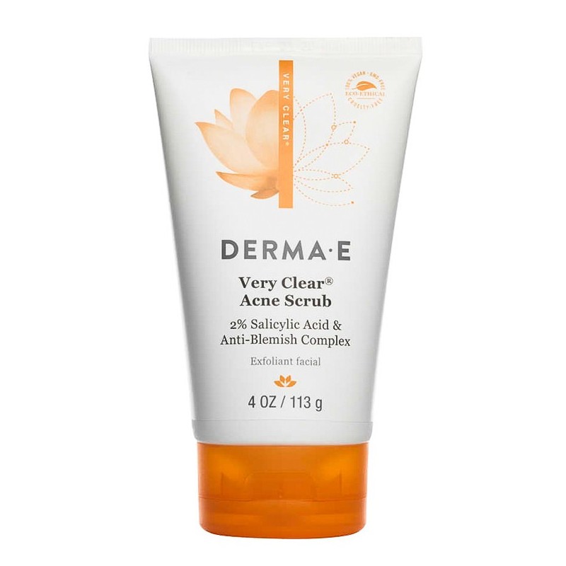 Derma E Very Clear Acne Scrub 113 g - Akneli Ciltler İçin Peeling Derma E Very Clear Acne Scrub 113 g - Akneli Ciltler İçin Peeling
