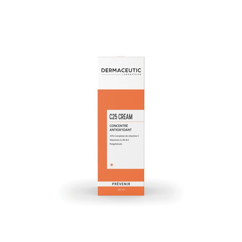 Dermaceutic C25 Cream 30ml - Yaşlanma Karşıtı Gündüz Bakım Kremi (S.K.T 09-2024) Dermaceutic C25 Cream 30ml - Yaşlanma Karşıtı Gündüz Bakım Kremi (S.K.T 09-2024)