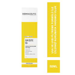 Dermaceutic Sun Ceutic Anti-Agig Spf50 50ml - Nemlendiricili Güneş Koruyucu Krem (S.K.T 09-2023)