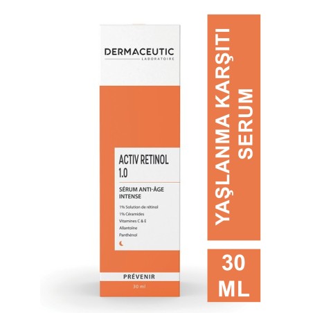 Dermaceutic Activ Retinol 1.0 Anti Age 30ml - Yaşlanma Karşıtı Serum (Ekstra Güçlü)