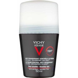 Vichy Deo Homme Terleme Karşıtı İz Bırakmayan Deodorant  Roll-On Yoğun Kontrol 50ml