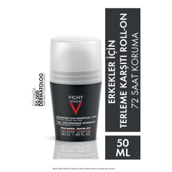 Vichy Deo Homme Terleme Karşıtı İz Bırakmayan Deodorant Roll-On Yoğun Kontrol 50ml