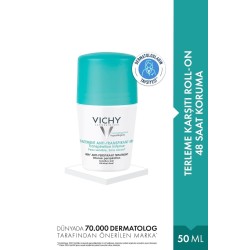 Vichy Deo Anti Transpirant Roll On Yoğun Terleme Karşıtı 48 Saat Etkili Roll On Deodorant 50 ml