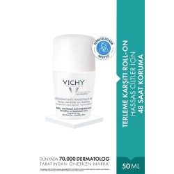 Vichy Deo Sensitive Terleme Karşıtı Hassas Ciltler Roll-On 50ml 48 Saat Etkili