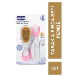 Chicco Tarak & Fırça Seti Pembe
