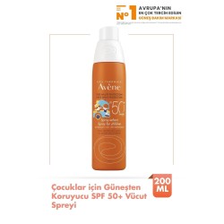 Avene Çocuklar İçin Güneşten Koruyucu Spf 50+ Vücut Spreyi 200 ml