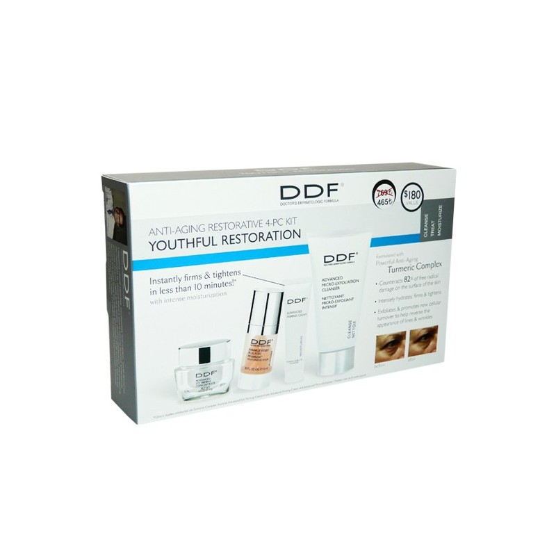 DDF Anti-Aging Restorative 4-PC Kit Youthful Restoration DDF Anti-Aging Restorative 4-PC Kit Youthful Restoration