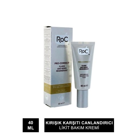 Roc Pro-Correct Anti-Wrinkle Fluid - Kırışık Karşıtı Canlandırıcı Likit Bakım Kremi 40 ml
