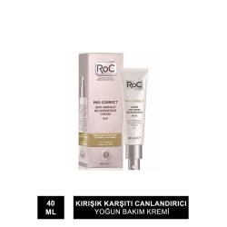 Roc Pro-Correct Anti-Wrinkle Rich Cream - Kırışık Karşıtı Canlandırıcı Yoğun Bakım Kremi 40 ml