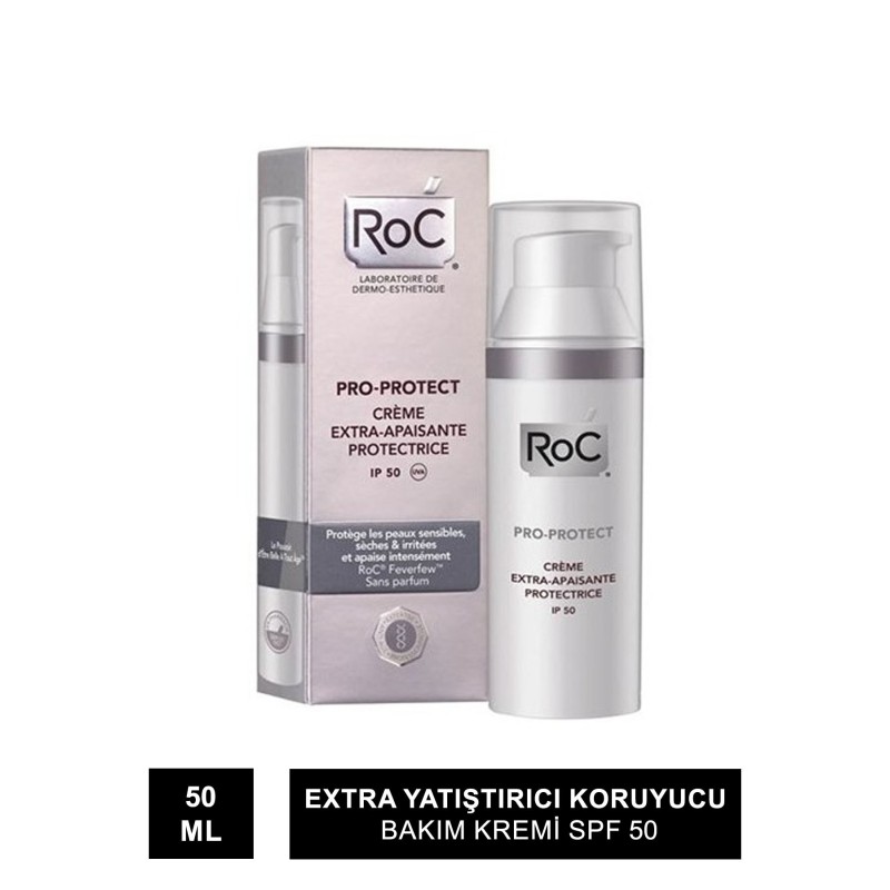 RoC Pro-Protect Extra Yatıştırıcı Koruyucu Bakım Kremi SPF 50 50ml