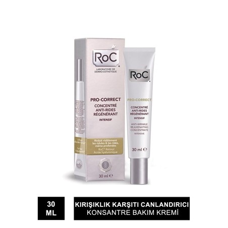 RoC Pro-Correct Kırışık Karşıtı Canlandırıcı Konsantre Yoğun Bakım Kremi 30ml
